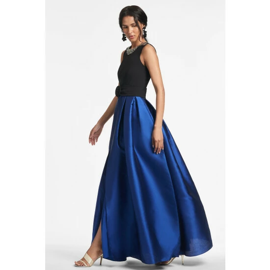 Sachin & Babi Monica Gown - Black/Blue Dresses 2 Sachin & Babi Monica Gown - Black/Blue Dresses - Image 2
