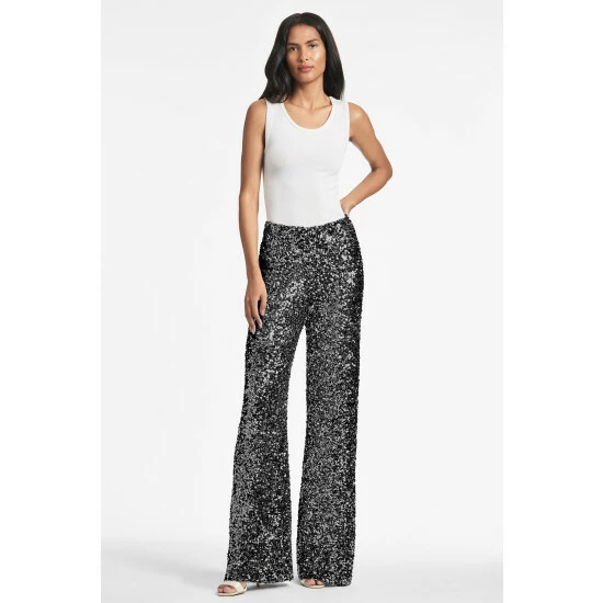 Sachin & Babi Alli Pant - Black Sequins Pants 1 Sachin & Babi Alli Pant - Black Sequins Pants