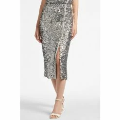 Sachin & Babi Talisa Skirt - Silver Sequins Skirts 7 Sachin & Babi Talisa Skirt - Silver Sequins Skirts -Sachin & Babi Shop unnamed file 772