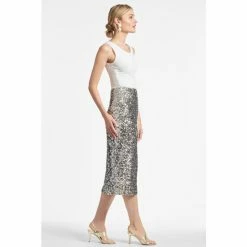 Sachin & Babi Talisa Skirt - Silver Sequins Skirts 8 Sachin & Babi Talisa Skirt - Silver Sequins Skirts -Sachin & Babi Shop unnamed file 773