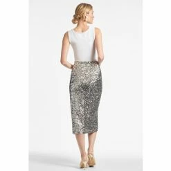 Sachin & Babi Talisa Skirt - Silver Sequins Skirts 9 Sachin & Babi Talisa Skirt - Silver Sequins Skirts -Sachin & Babi Shop unnamed file 774