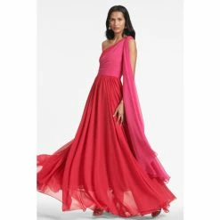 Sachin & Babi Grace Gown Dresses Fuchsia/poppy Red -Sachin & Babi Shop unnamed file 797