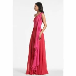 Sachin & Babi Grace Gown Dresses Fuchsia/poppy Red -Sachin & Babi Shop unnamed file 798