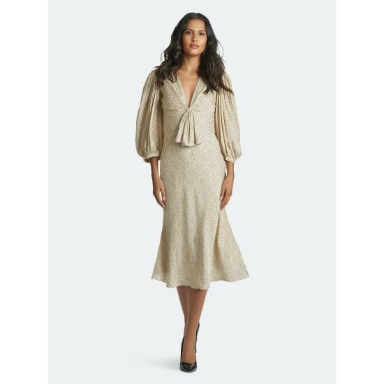 Sachin & Babi Faris Dress Dresses Cream & Black Dot Print 2 Sachin & Babi Faris Dress Dresses Cream & Black Dot Print - Image 2
