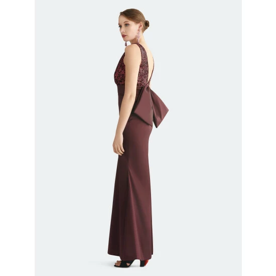 Sachin & Babi Topanga Gown Dresses Burgandy 3 Sachin & Babi Topanga Gown Dresses Burgandy - Image 3