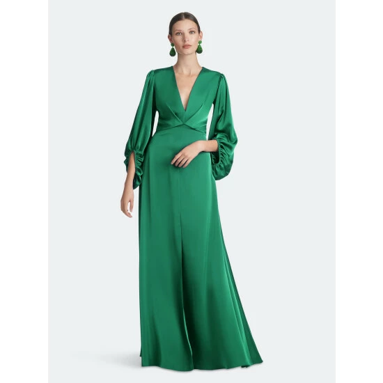 Sachin & Babi Jenny Gown - Emerald Dresses 2 Sachin & Babi Jenny Gown - Emerald Dresses - Image 2