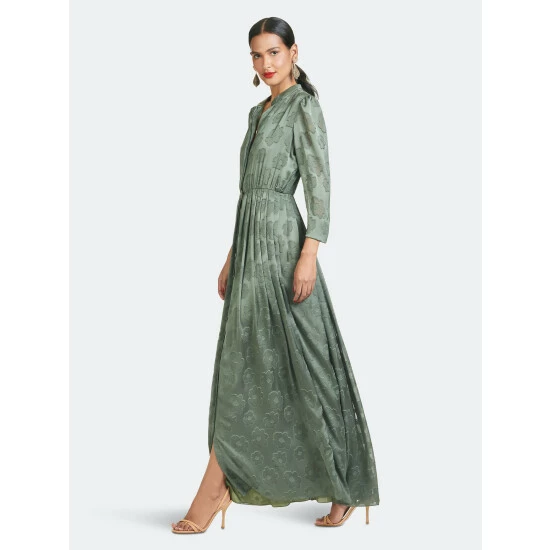 Sachin & Babi Alma Gown Dresses Moss Green 2 Sachin & Babi Alma Gown Dresses Moss Green - Image 2
