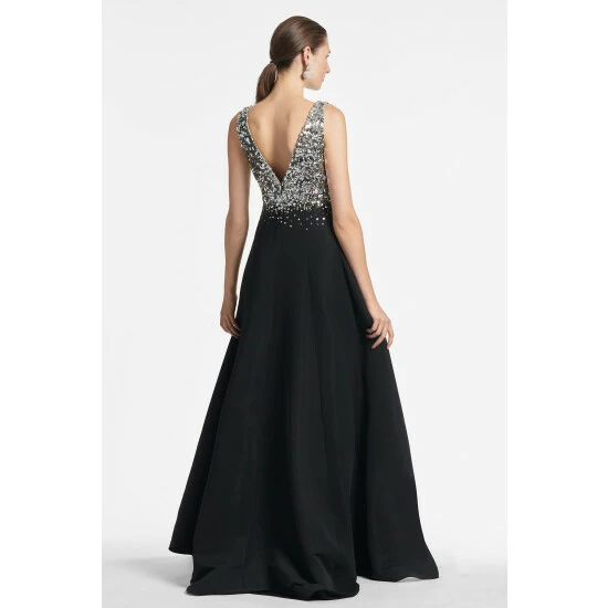 Sachin & Babi Caterina Gown Dresses Black 4 Sachin & Babi Caterina Gown Dresses Black - Image 4