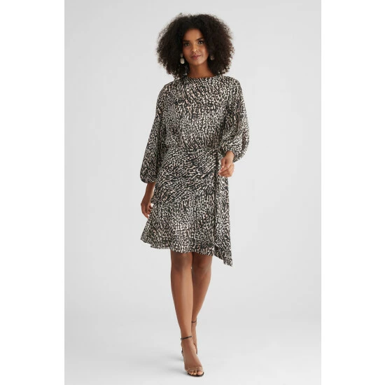 Sachin & Babi Sylvie Dress - Natural Cheetah - Final Sale Dresses 4 Sachin & Babi Sylvie Dress - Natural Cheetah - Final Sale Dresses - Image 4