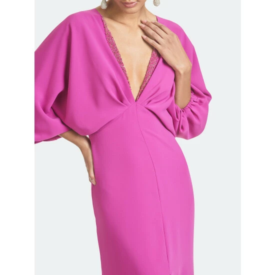 Sachin & Babi Gabby Gown Dresses Magenta 2 Sachin & Babi Gabby Gown Dresses Magenta - Image 2