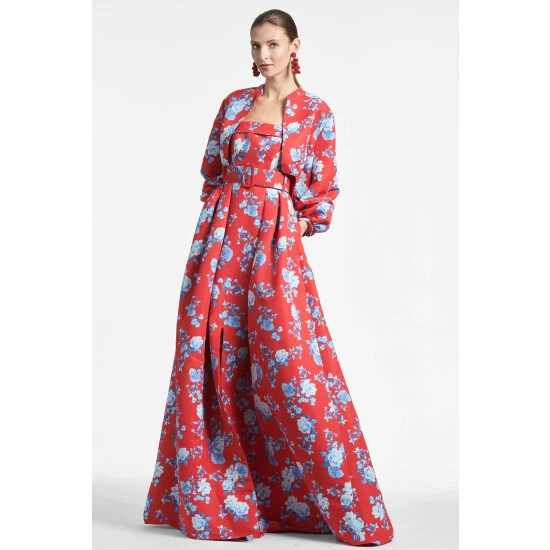 Sachin & Babi Deandra Jacket - Red & Blue Floral Coats, Jackets & Blazers Red And Blue Floral 1 Sachin & Babi Deandra Jacket - Red & Blue Floral Coats, Jackets & Blazers Red And Blue Floral
